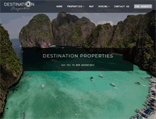 Tablet Screenshot of destination-properties.com